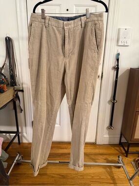Nautica Men's Beige Tan Corduroy Pants